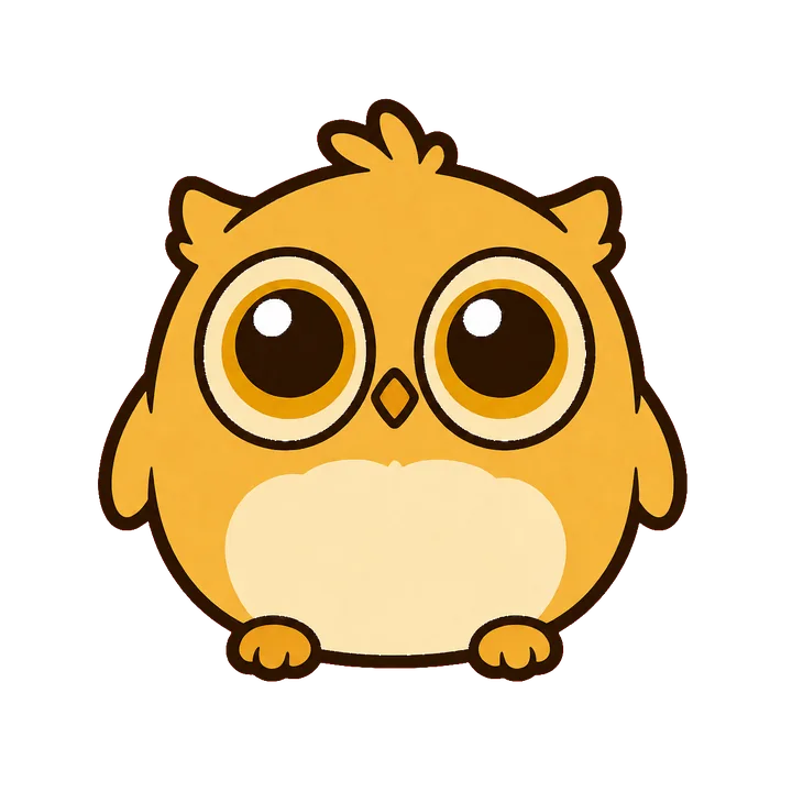 Owlet — the newcomer, asking questions